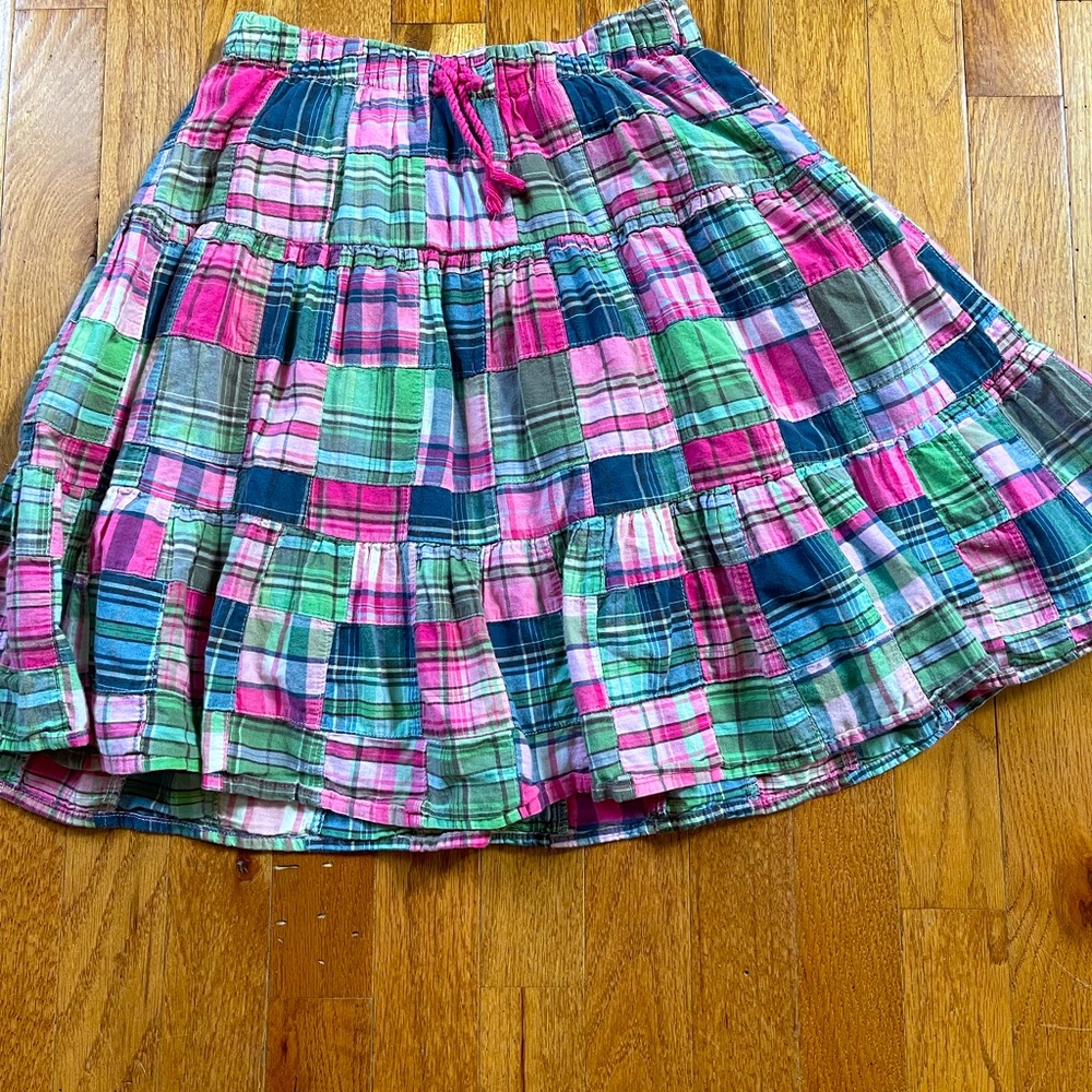 Gap Classic Madras Plaid Skirt